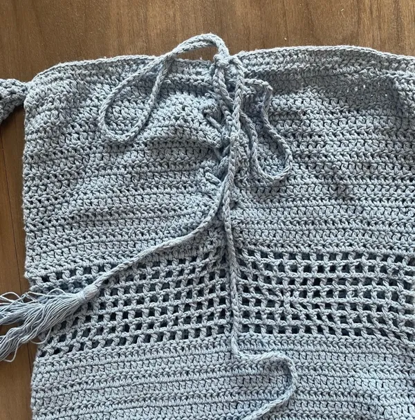 Majorelle Blue Crotchet Dress From Revolve - Image 4