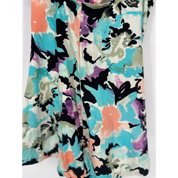 VTG Maxine Of Hollywood 14 Retro Inspired Floral One Piece Bathing‎ Suit Pinup - Image 6