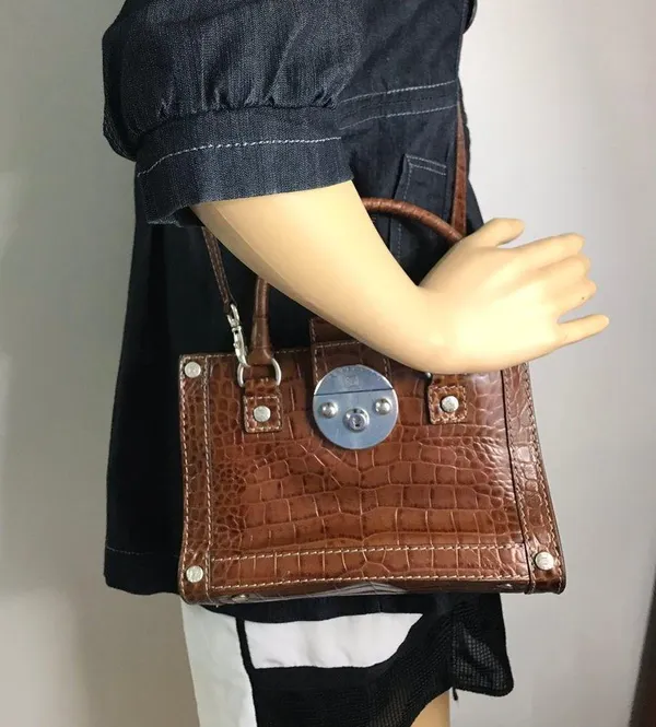 Michael Kors Brown Medium Leather CrossBody Bag - Image 6