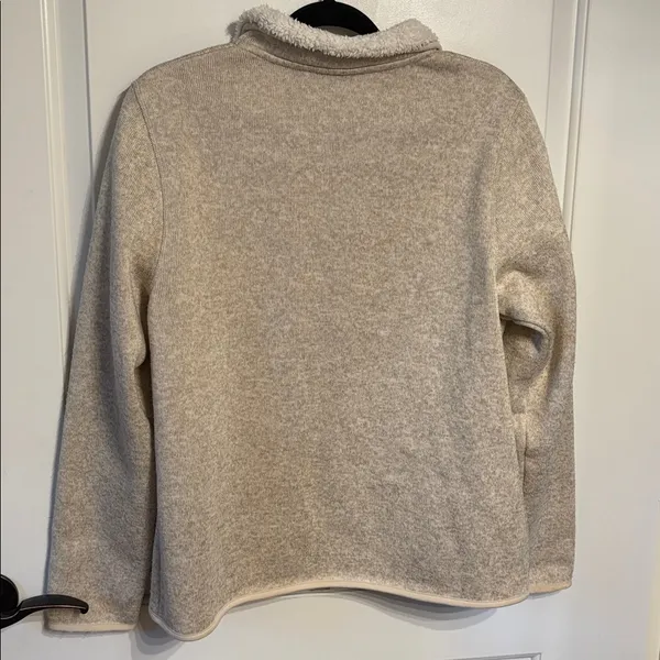 Swiss Tech Beige Teddy Jacket Size L - Image 4