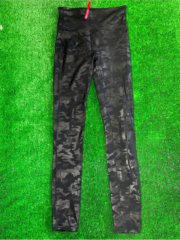 SPANX Black Camo High-Waist Leggings - Image 2