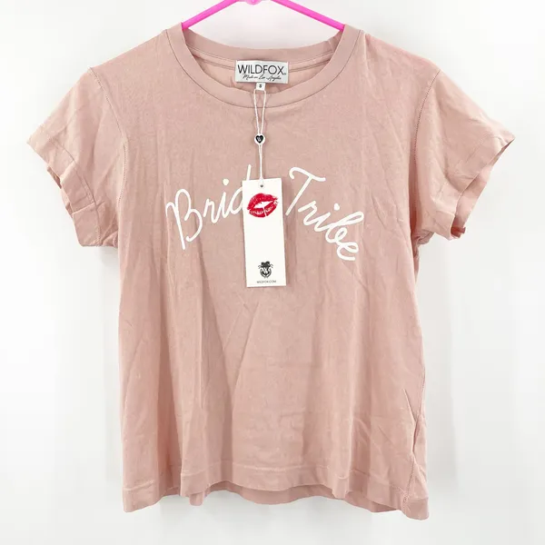 WILDFOX T-Shirt Small Bride Tribe NWT Wedding Bridal Shower Bachelorette Party - Image 2