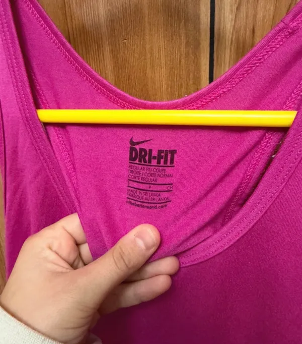 Pink Nike Active Dri-Fit Tank Top - Image 3