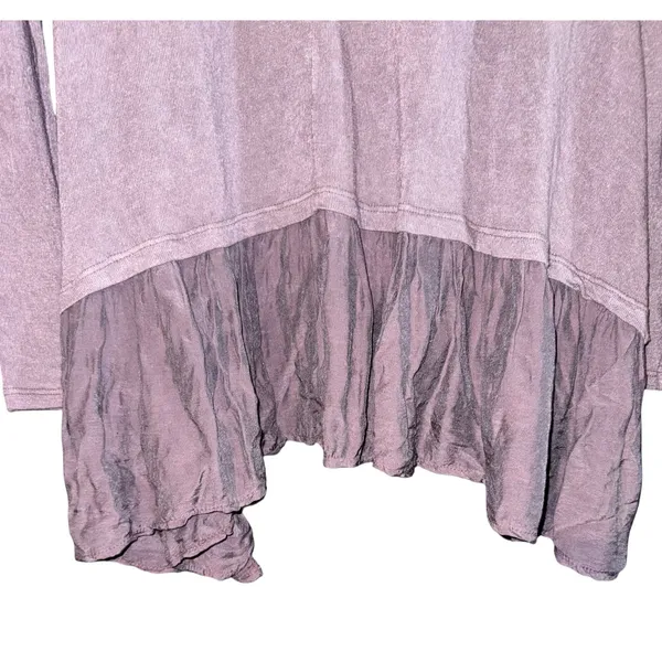 Tempo Paris Long Sleeve Fairy Top Medium Whimsical Boho Grunge Ballet Lagenlook‎ - Image 5
