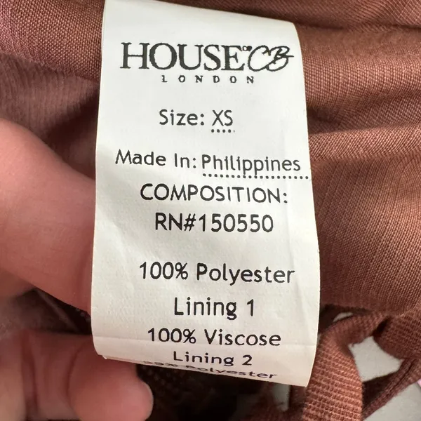 House of CB Molly Shirred Top XS Chocolate Puff Sleeve Romantic Cottagecore Sexy - Image 10