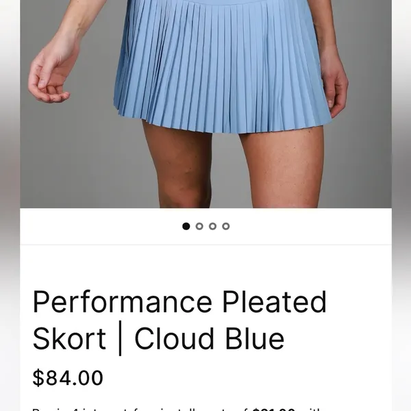 Set Active Performance Pleated Skort - Image 4