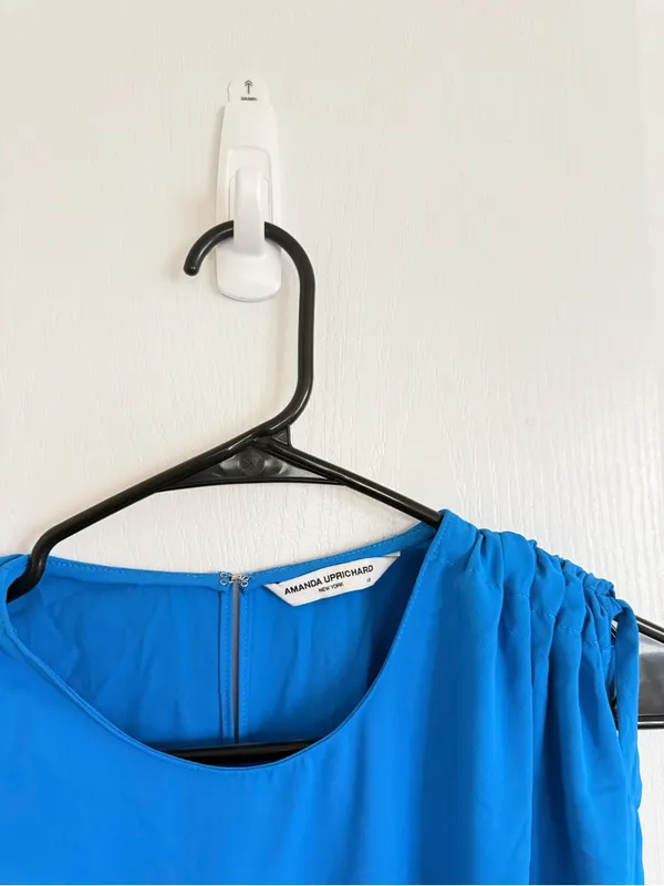 Amanda Uprichard Olympus Mini Dress in Blue - Image 2