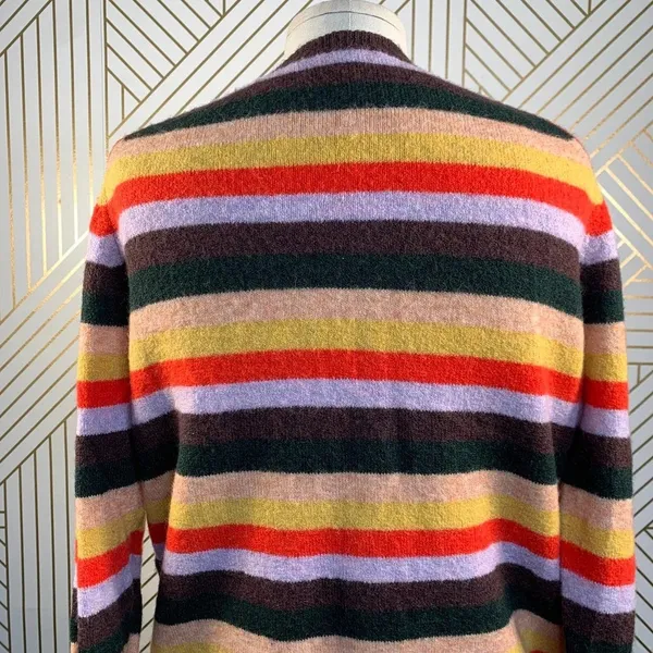 Madewell Wrap-Front Pullover‎ Sweater in Stripe - Image 10
