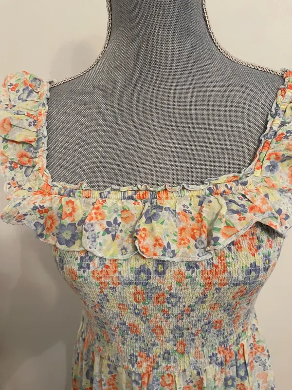 Old Navy Maxi Floral Dress. Size XS - Image 11