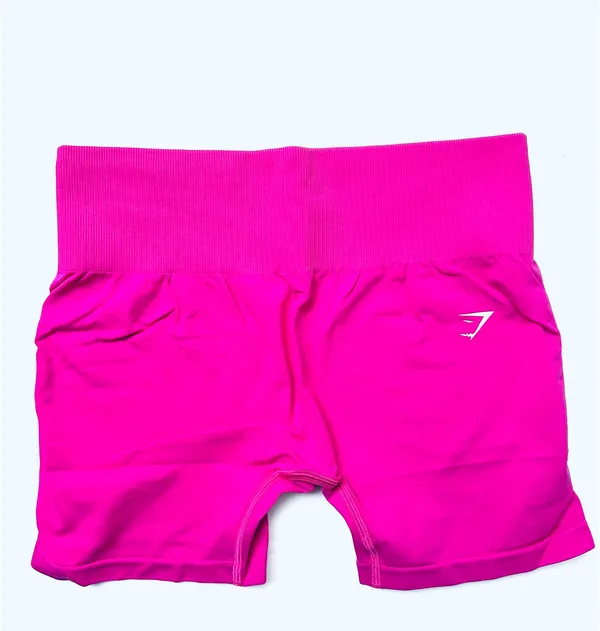 Gymshark XL/L Light Hold Shorts & Ruched Strappy Sports Bra Set - Image 2