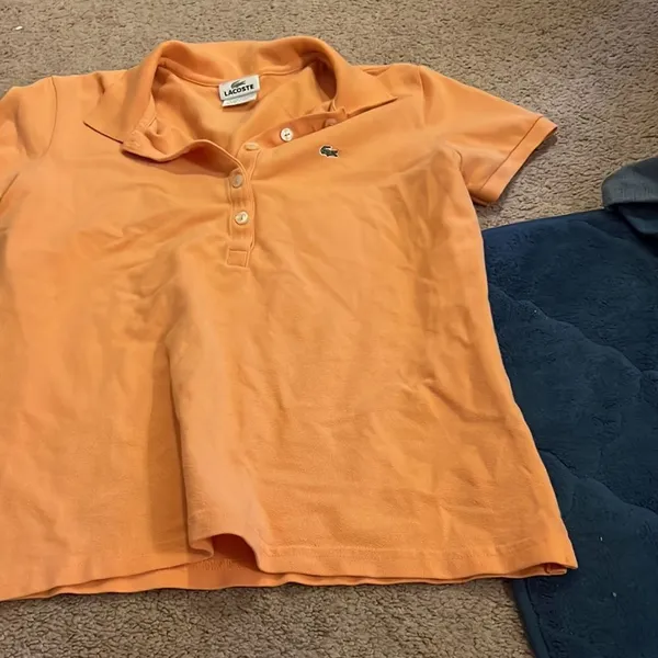 Lacoste‎ orange polo 42 - Image 2