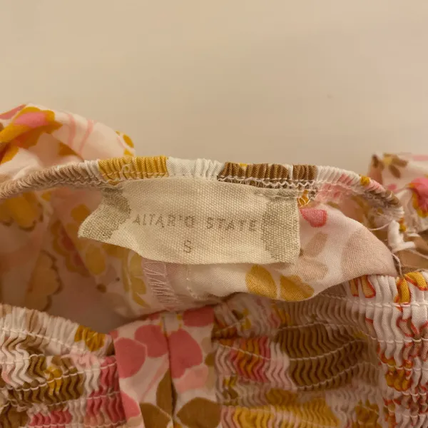 Altar’d State Pink and Orange Floral Dress - Image 4