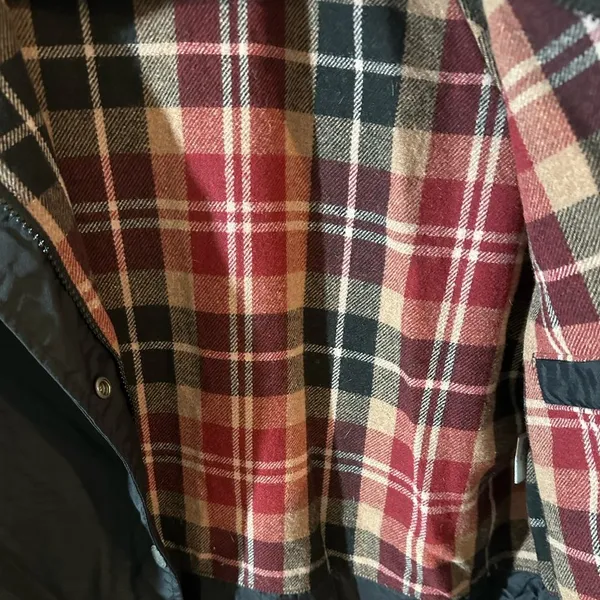 Woolrich Black Lined Jacket, Size L - Image 4