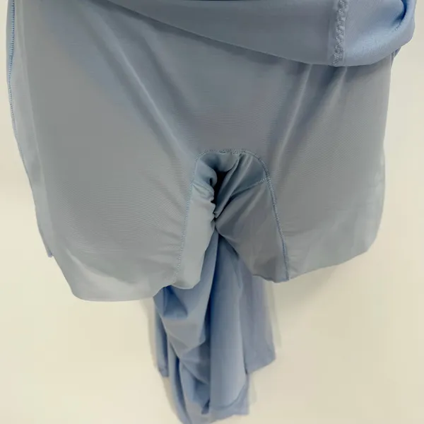 Popilush Dress Womens S Blue Formal Gown Shapewear Ruched Off Shoulder Strap NEW - Image 7