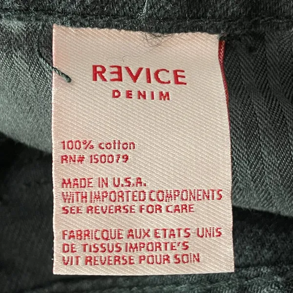 Revice NWT Ex-Boyfriend Jeans Black Distressed High Rise Ripped Size 31 Women‎ - Image 4