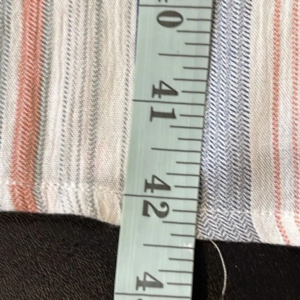 Hem & Thread Women's Striped Tube Dress‎ Tiered Midi Sleeveless Pink Blue Small - Image 12