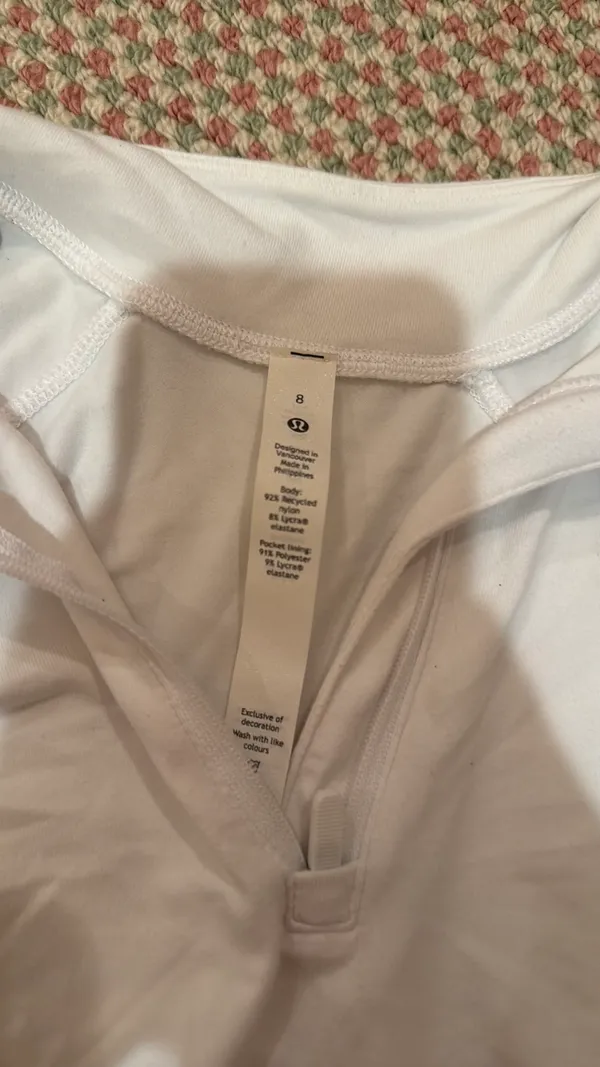 White Lululemon Quarter-Zip - Image 5