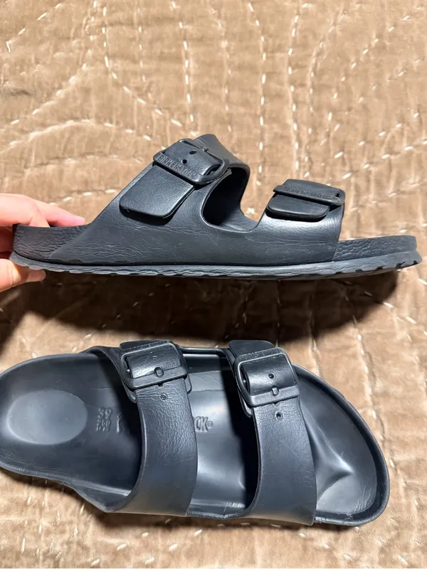 Birkenstock Black Two-Strap EVA
Sandals - Image 7