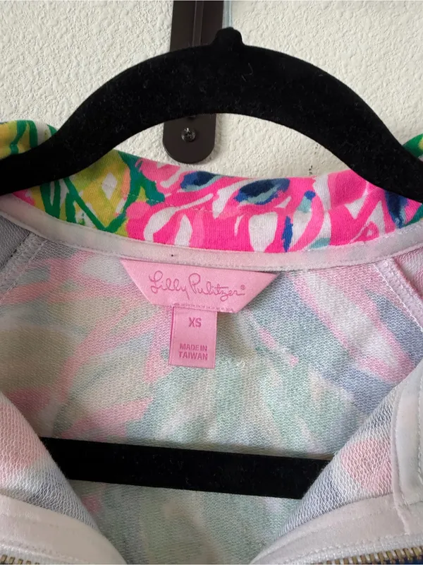 Lilly Pulitzer Skipper Popover Quarter Zip in Rare Print - Image 5