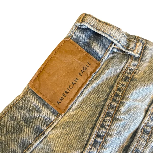 American Eagle Super High Rise A-line Denim Skirt 6 NWT - Image 3