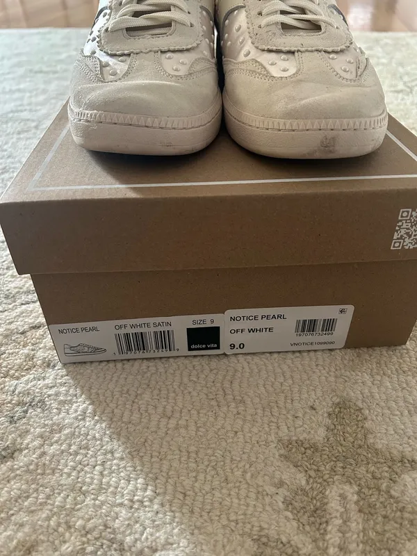 DV by Dolce Vita Notice Pearl Off White Sneakers - Image 6