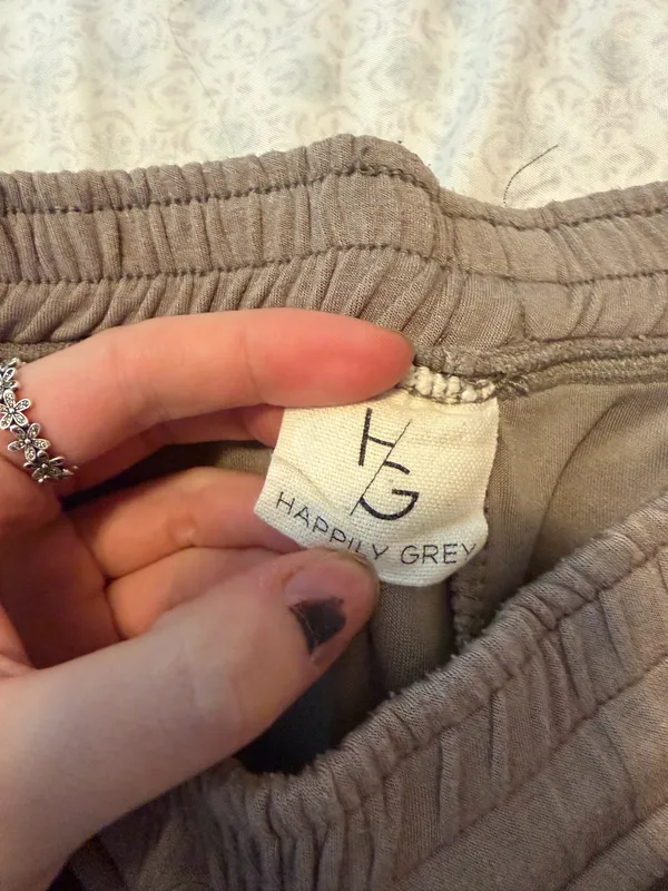 happily Grey brown sweatpants Gray Size M - Image 6