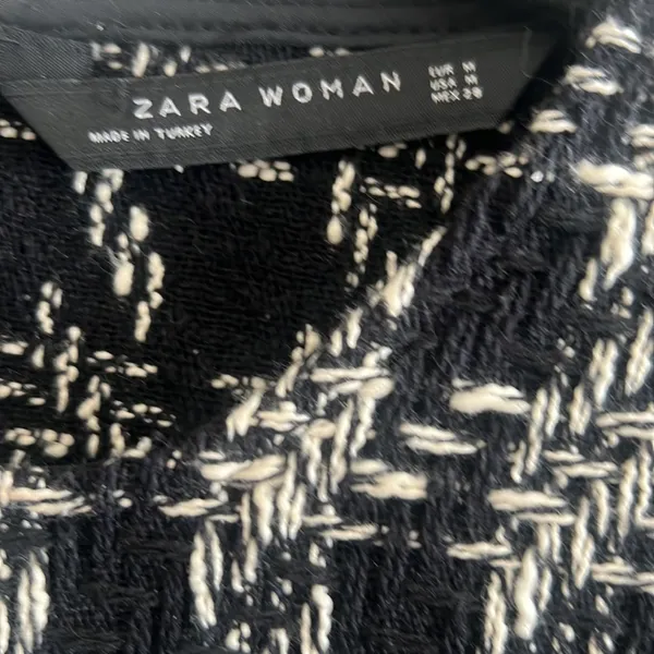 Zara Woman peplum tweed top NWOT - Image 7