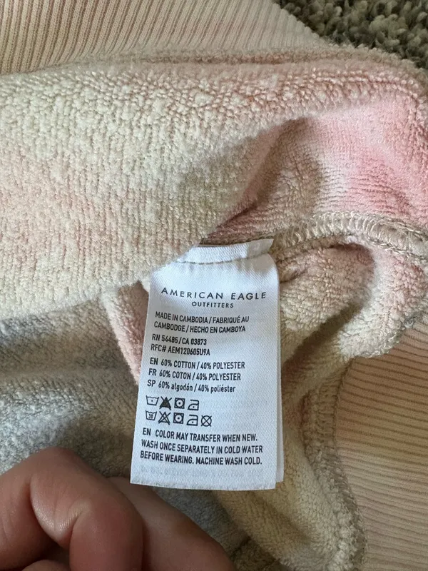 American Eagle Tie-Dye Crewneck Sweatshirt - Image 3