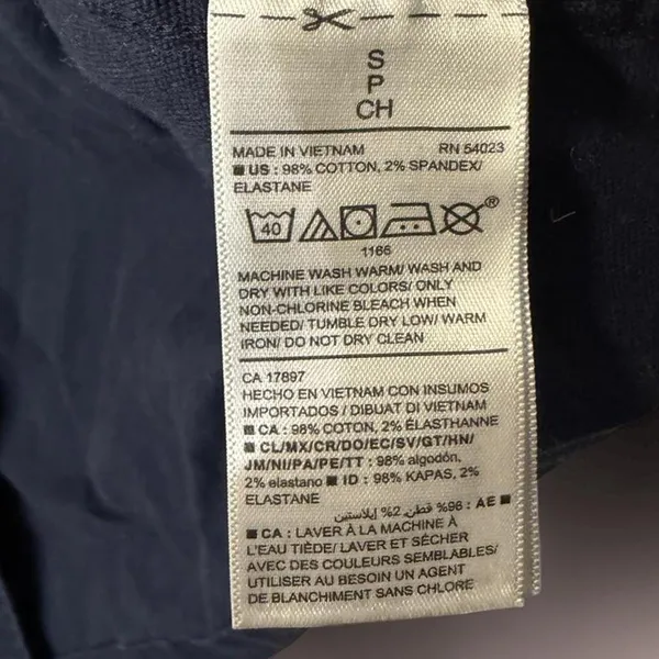 Women’s Old Navy Utility Jacket Navy Blue Size Small - Image 3