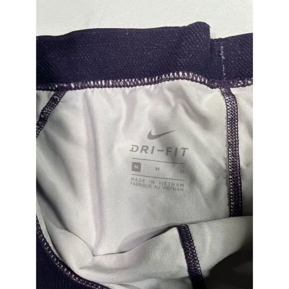 Nike Pro Dri-FIT Purple Tie-Dye Athletic Training‎ Shorts M - Image 2