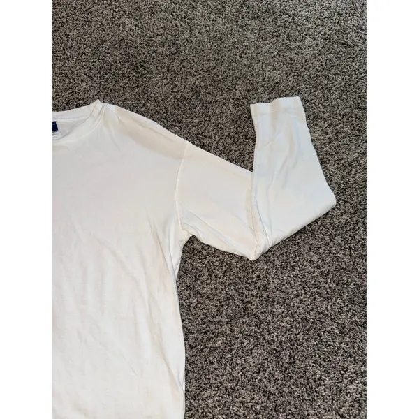Old Navy Women's White Vintage Tee Long Sleeve Tee Size Small - Image 3
