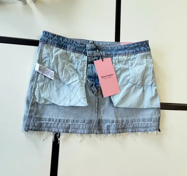 🎀💋 ✨ NWT Juicy Couture Y2K Style Denim Mini Skirt - Size 3/26 ✨🎀💋 - Image 5