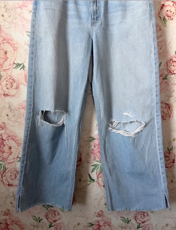 MOTHER SNACKS The Fun Dip Puddle Slice jeans Sz 6/28 - Image 9