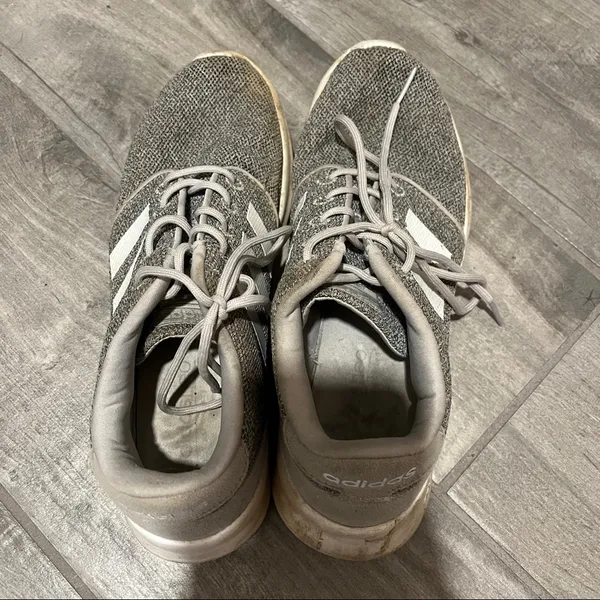Adidas Grey Cloudfoam tennis shoes - Image 2