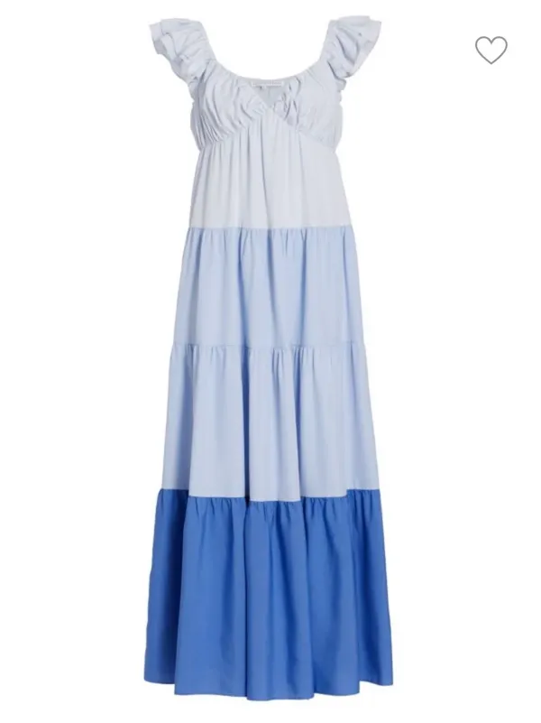 Ruffle Sleeves Tiered Maxi Dress - Image 2