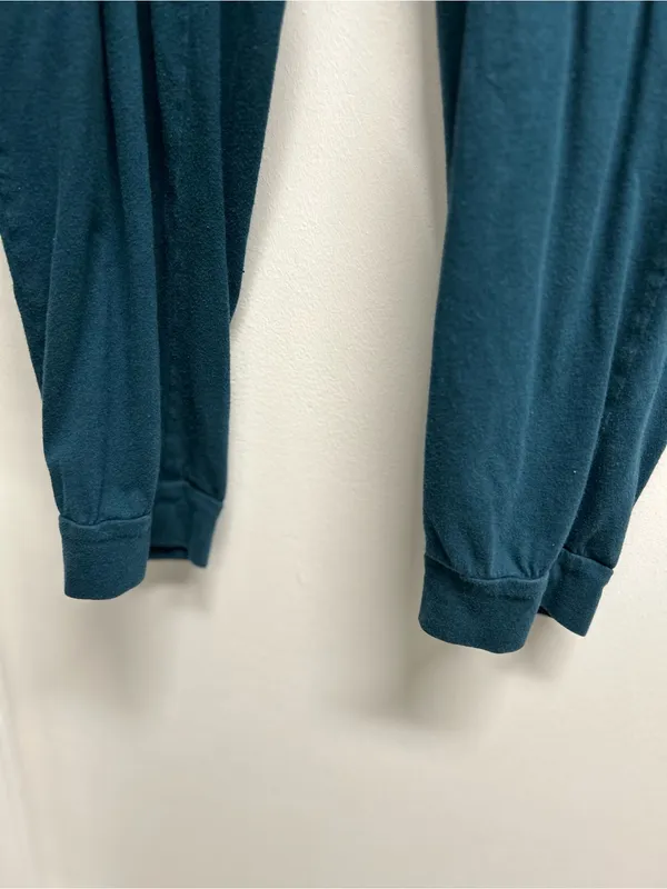 J. Jill Sleep Forest Green Drawstring Relaxed Jogger Lounge Pants ankle length - Image 2