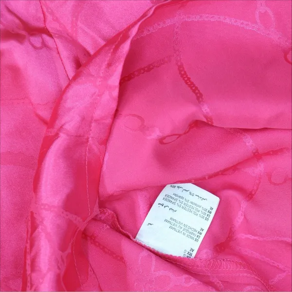NWT INC International Concepts 2-Piece Collar Pajama Set Magenta Chain Pink L - Image 9