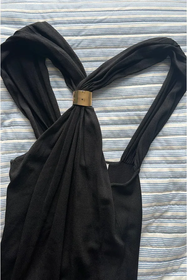 ZARA Black Dress - Image 3