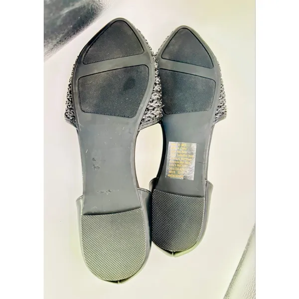 Lauren Conrad Calcite black weave D’Orsay pointy flats womens sz 9.5 - Image 6