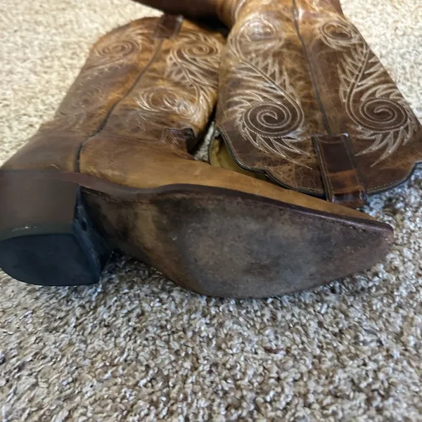 Justin Boots Womens Western Boots Size 6B L4332 Leather - Image 4