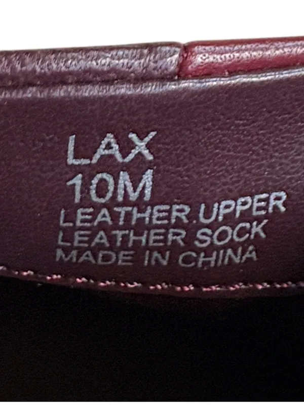 Like New Liverpool Leather LAZ Open Wedge Ankle Boots Size 10 - Image 6