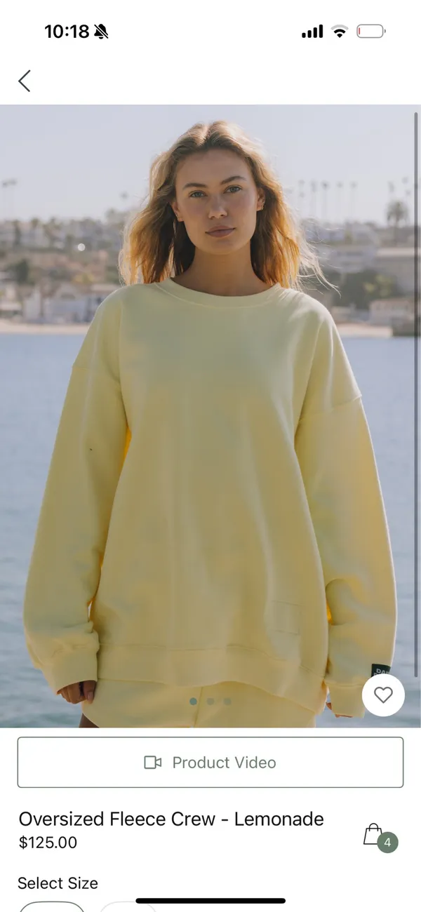 Lemonade Daily Drills fleece sweatshirt - Image 2