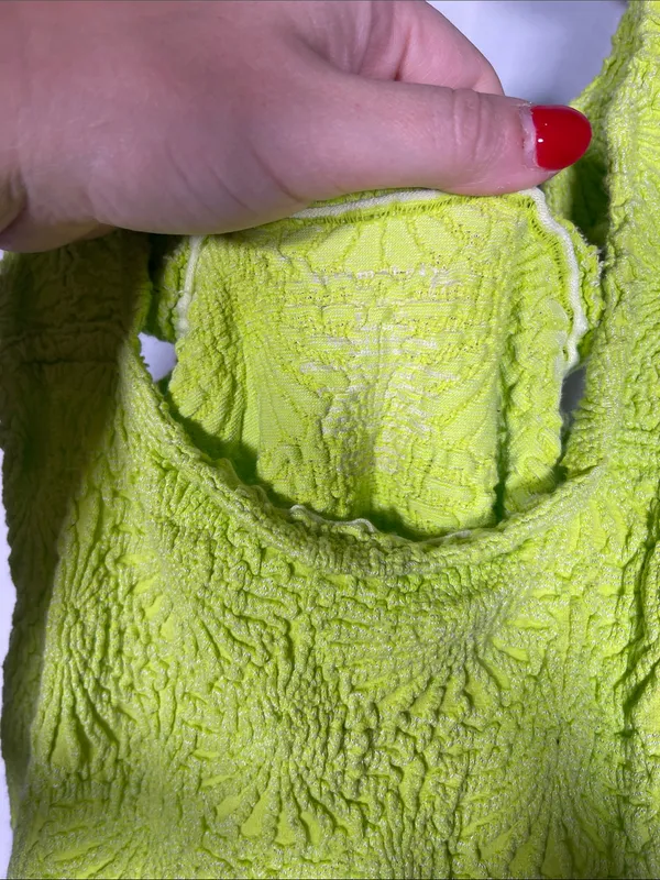 Free People Womens Green Love Letter Cami Top Green Medium - Image 3