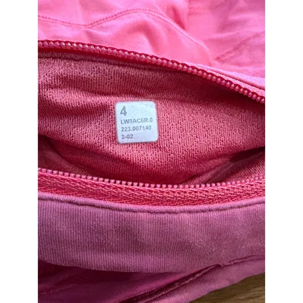 Lululemon Pace Setter Skirt Womens Pink Pleated Running Tennis Skort LW8AC6R 4 - Image 4