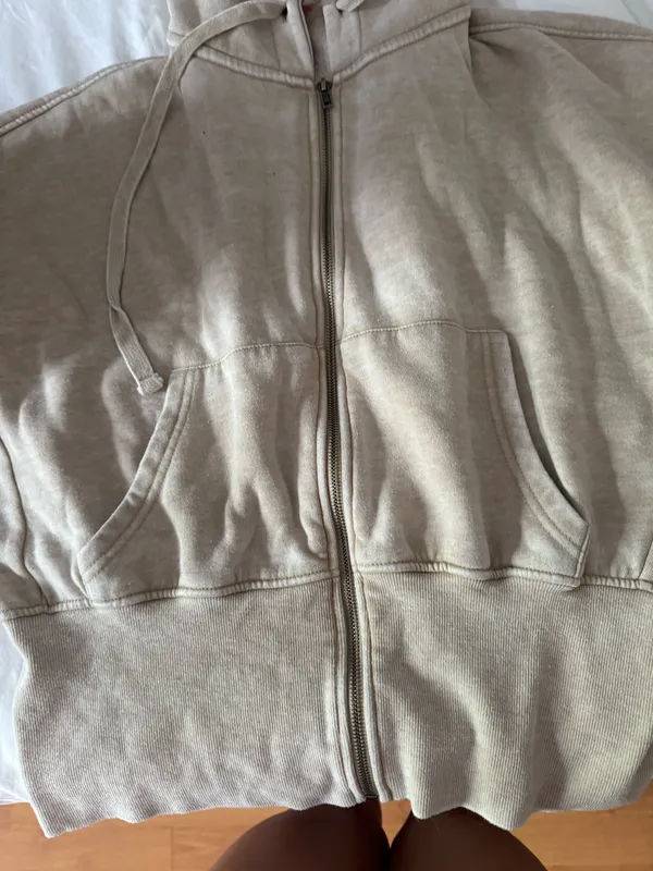 Triple threads zip up Tan - Image 2