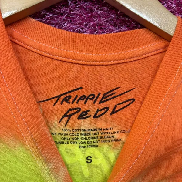 Trippie Redd Life's A Trip Tour tie dye Tee size small - Image 5
