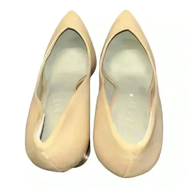 1.State Saffy Block Heel Pointy Toe Pump, Nude Leather, Womens Size 8.5 M / 39 - Image 8