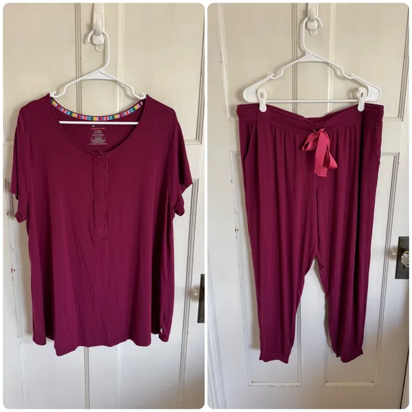 Magnetic Me women's fuchsia pajama set‎ size xxl (20/22) - Image 2