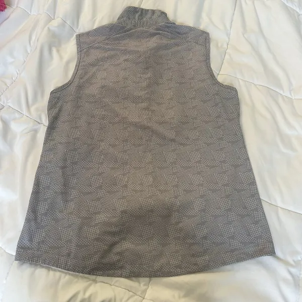 Nivo‎ Sport Womens Large L Tank Top Gray White Sleeveless Tennis Golf - Image 6