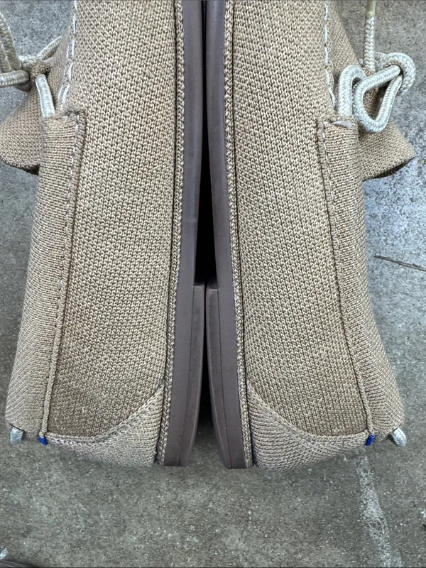 Rothy’s Boat Shoe in taupe and off white Size: 8 - Image 10